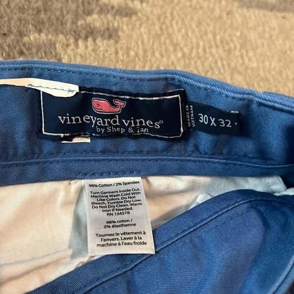 Vineyard Vines blue chino pants size 30 x 32 - Picture 5 of 8
